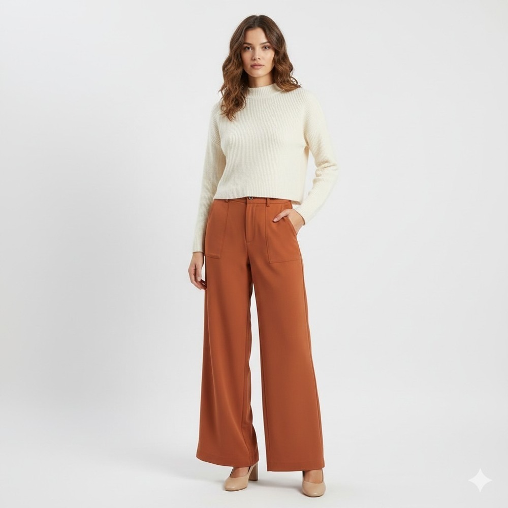 Dee Ocleppo Utility Wide Leg Pants Sugar‎  Almond Women's Juniper 2